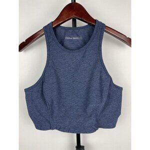 Outdoor Voices Athena Navy Blue Crop Top Athletic Sports Bra Size M‎